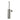 Hotbath Gent GTA11 toiletborstelgarnituur wandmodel geborsteld RVS productfoto