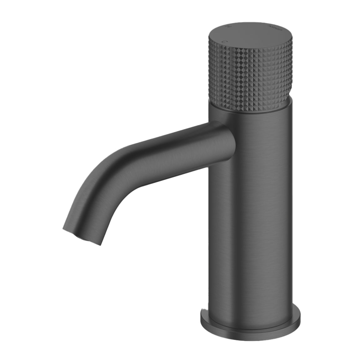 Hotbath Guy Diamond GY003D wastafelmengkraan Geborsteld zwart PVD productfoto (kleurimpressie)