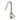 Hotbath Guy Diamond GY004D wastafelmengkraan met draaibare uitloop Geborsteld nikkel productfoto