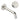 Hotbath Guy Diamond GY005D inbouw wastafelmengkraan Geborsteld nikkel 20 cm productfoto