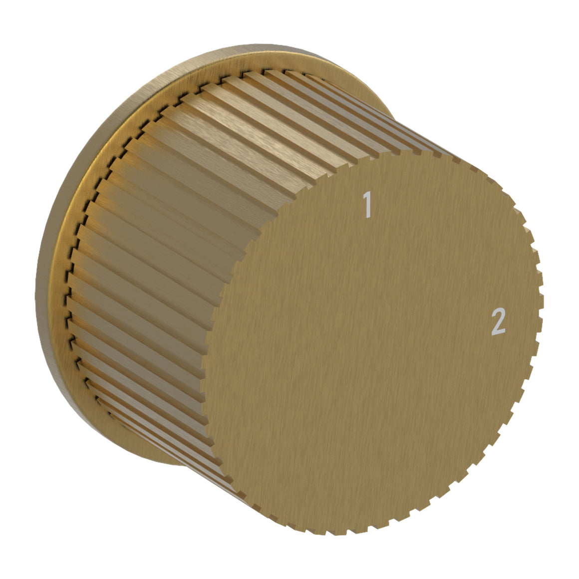 Hotbath Guy Diamond GY011D inbouw 2-weg omstel Geborsteld messing PVD productfoto
