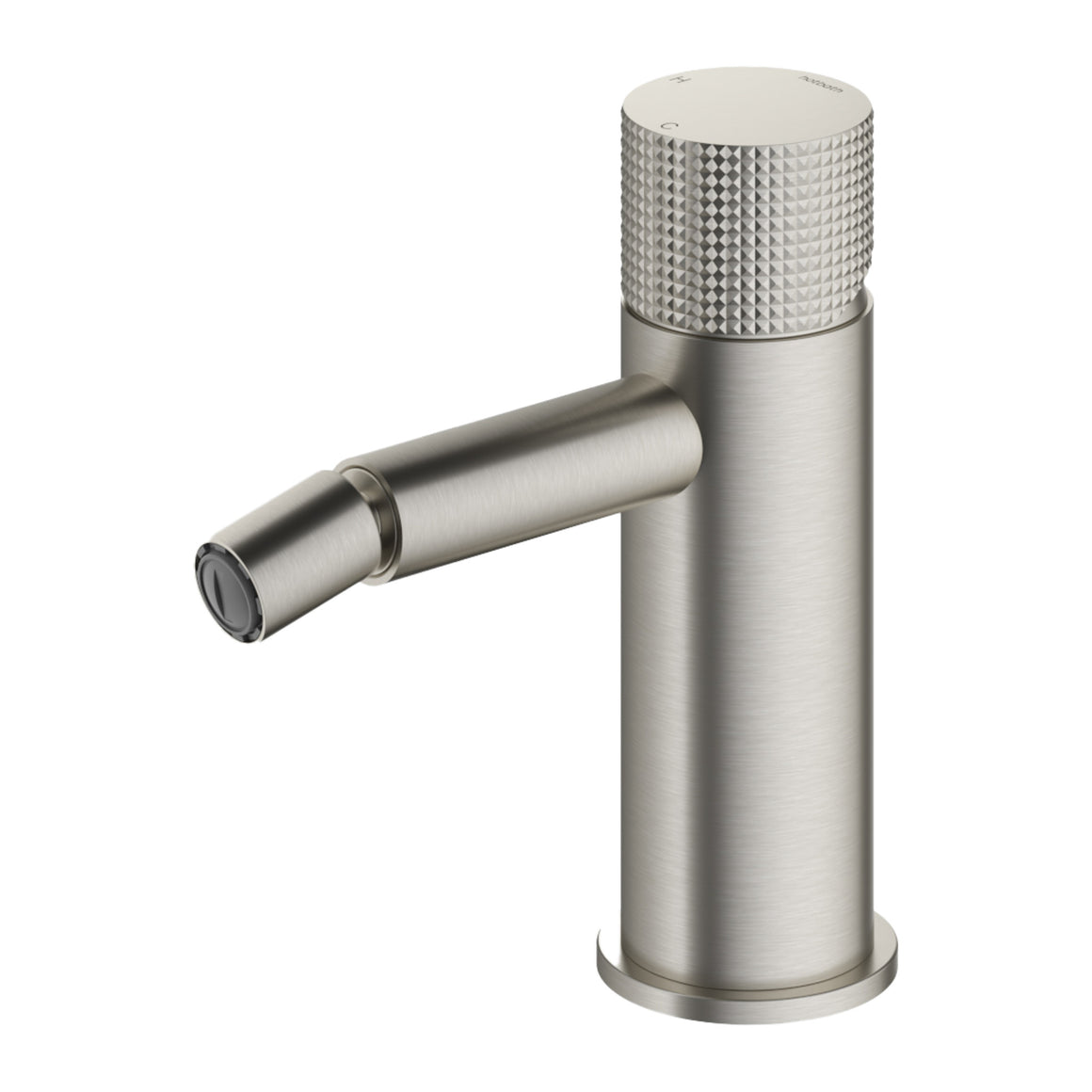 Hotbath Guy Diamond GY018D bidetmengkraan Geborsteld nikkel productfoto