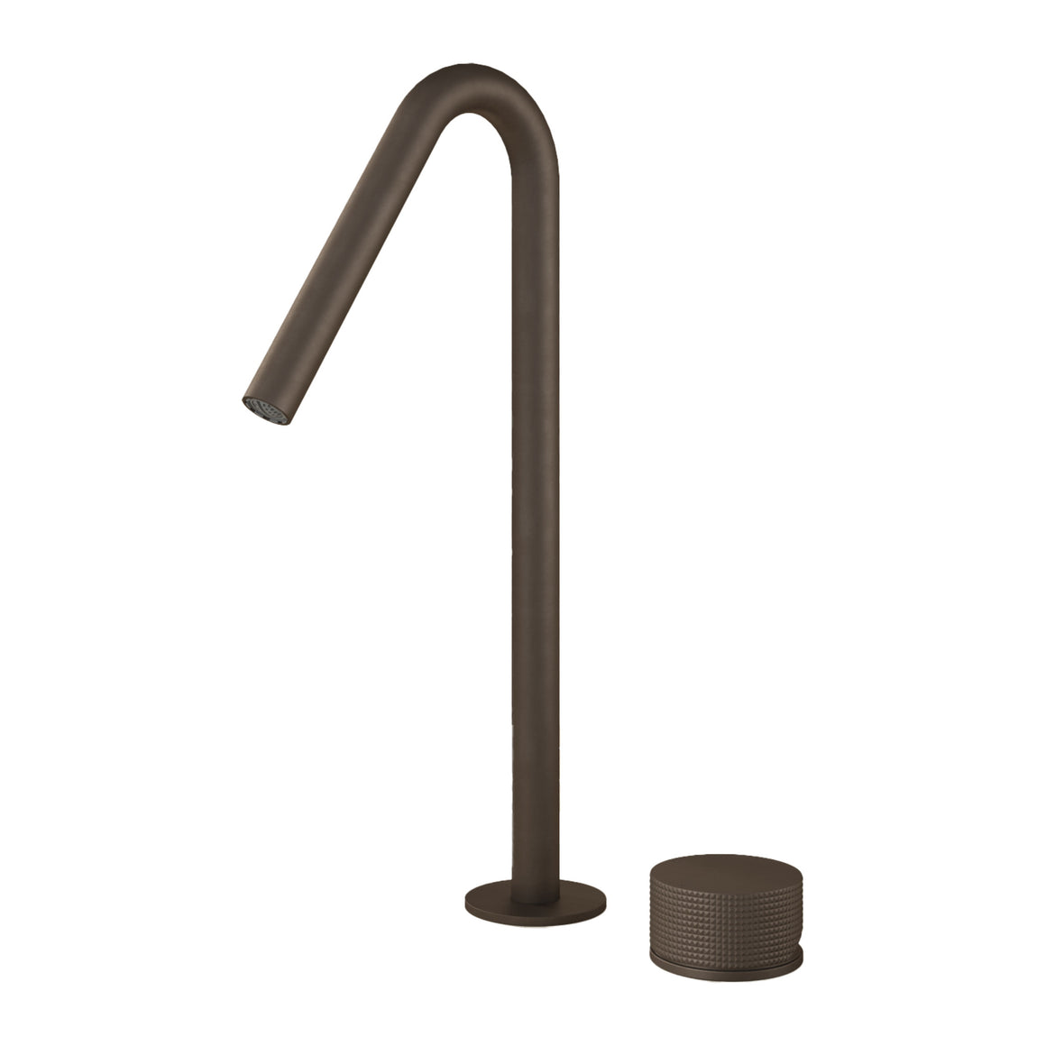 Hotbath Guy Diamond GY023HD hoge 2-gats wastafelmengkraan Tuscan bronze productfoto