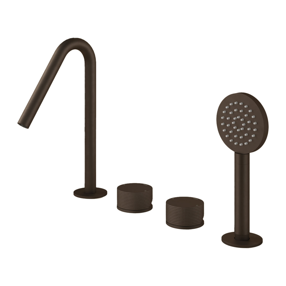 Hotbath Guy Diamond GY073D badrandcombinatie met uitloop Tuscan bronze productfoto