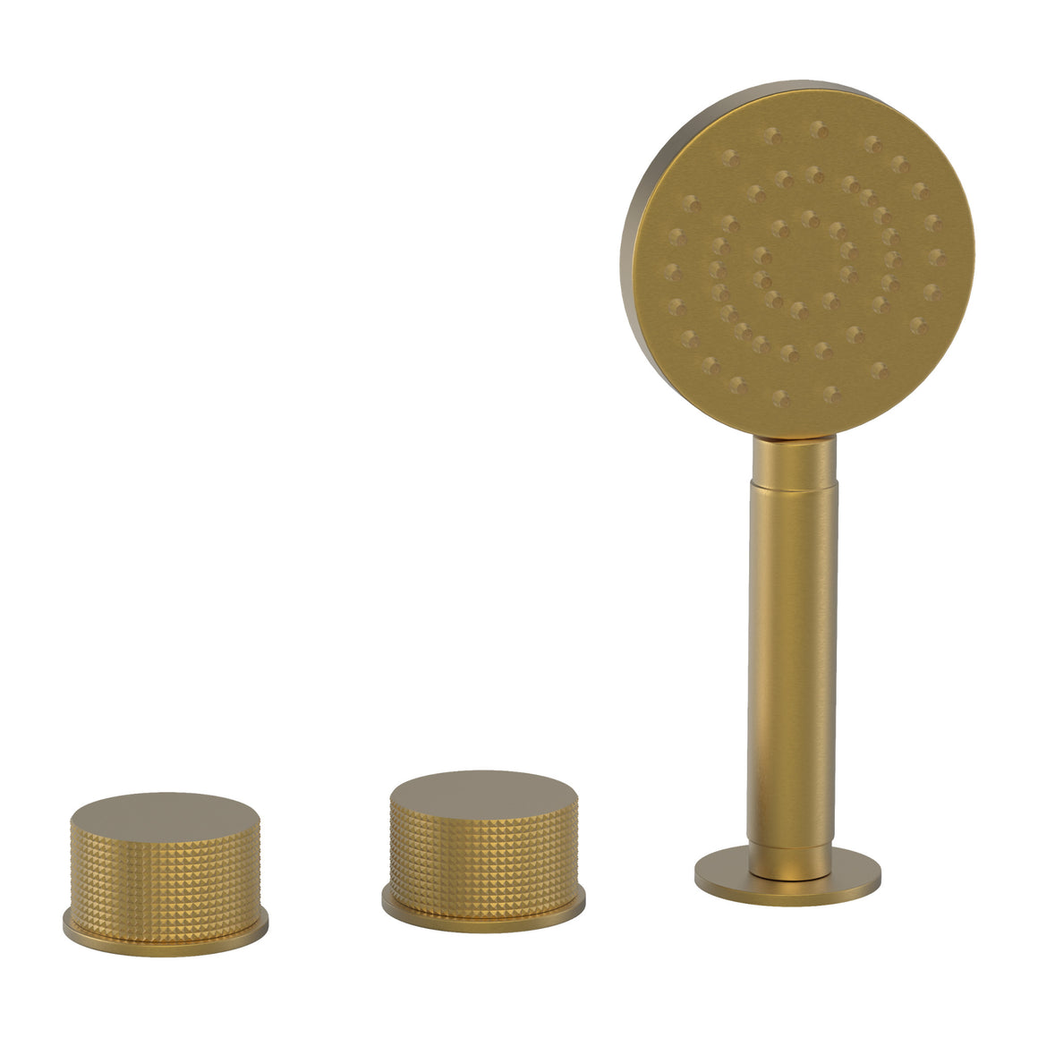 Hotbath Guy Diamond GY075D badrandcombinatie zonder uitloop Geborsteld messing PVD productfoto