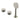 Hotbath Guy Diamond GY075D badrandcombinatie zonder uitloop Geborsteld nikkel productfoto