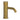 Hotbath Guy Row GY003R wastafelmengkraan Geborsteld messing PVD productfoto