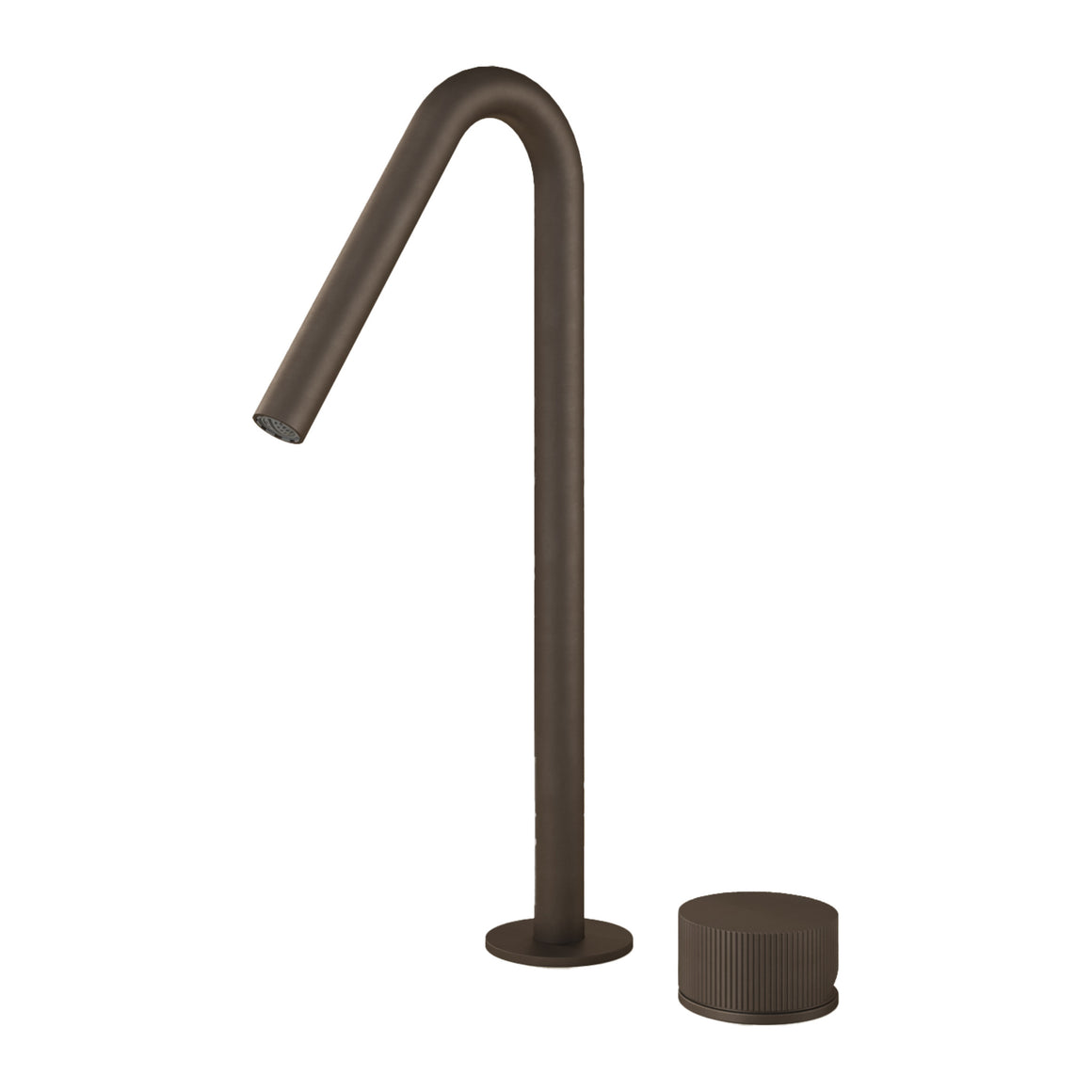 Hotbath Guy Row GY023HR hoge 2-gats wastafelmengkraan Tuscan bronze productfoto