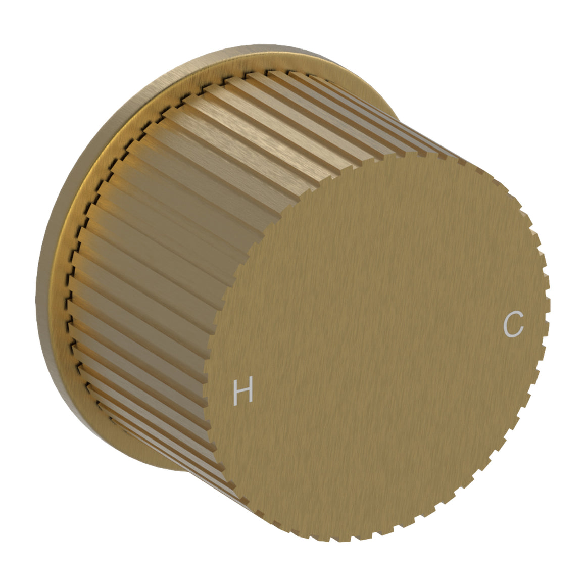 Hotbath Guy Row GY031R inbouw douchemengkraan Geborsteld messing PVD productfoto