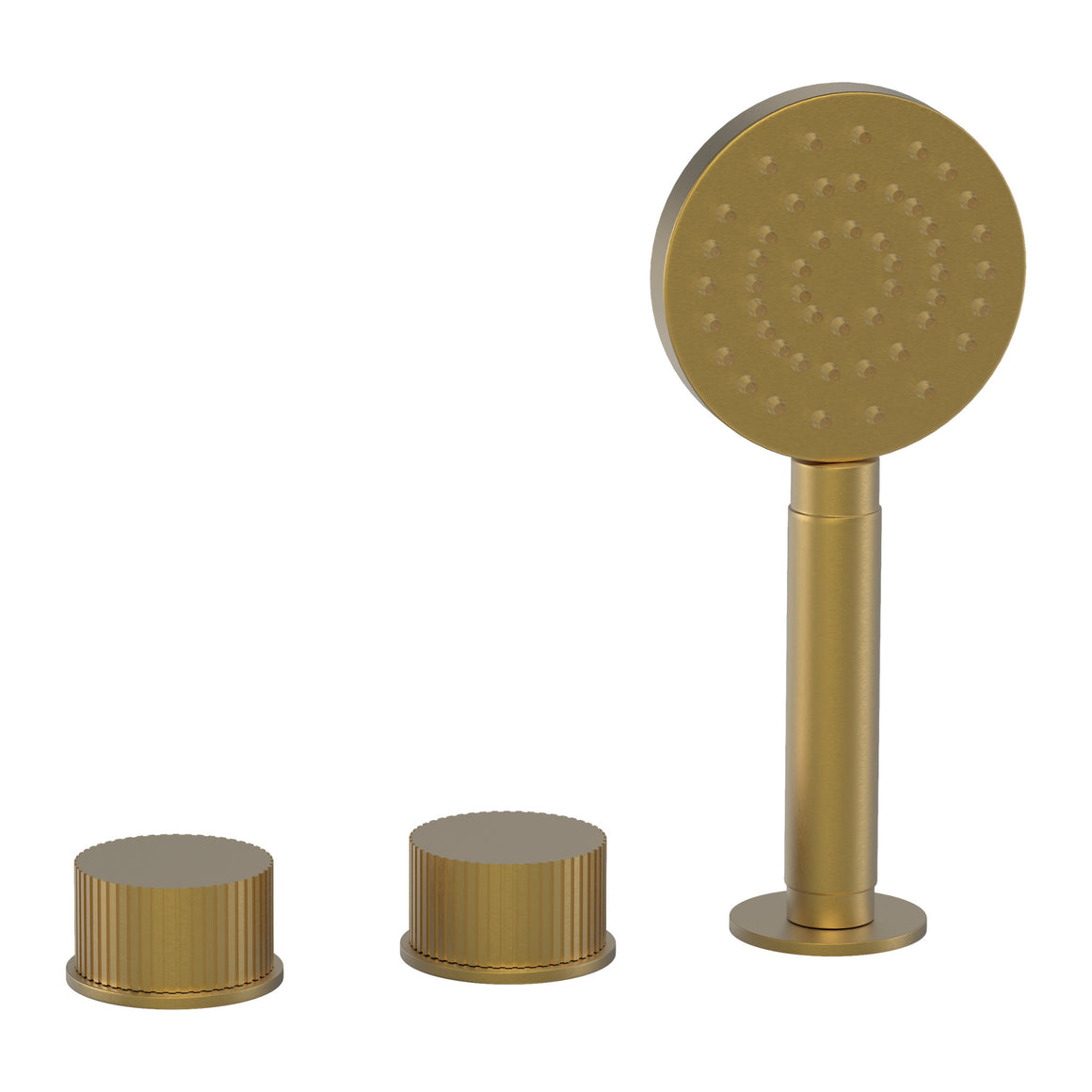 Hotbath Guy Row GY075R badrandcombinatie zonder uitloop Geborsteld messing PVD productfoto