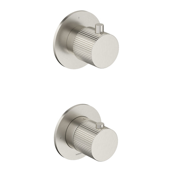 Hotbath Guy Row GY7009R inbouw thermostaat met 2-weg stop-omstel (afbouwdeel)