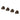 Hotbath Guy Row GY7070R inbouw douchethermostaat met 3 stopkranen Tuscan bronze productfoto