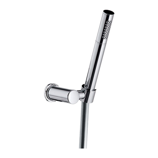 Hotbath Mate HDS3 handdoucheset met verstelbare wandhouder, messing staafhanddouche en doucheslang