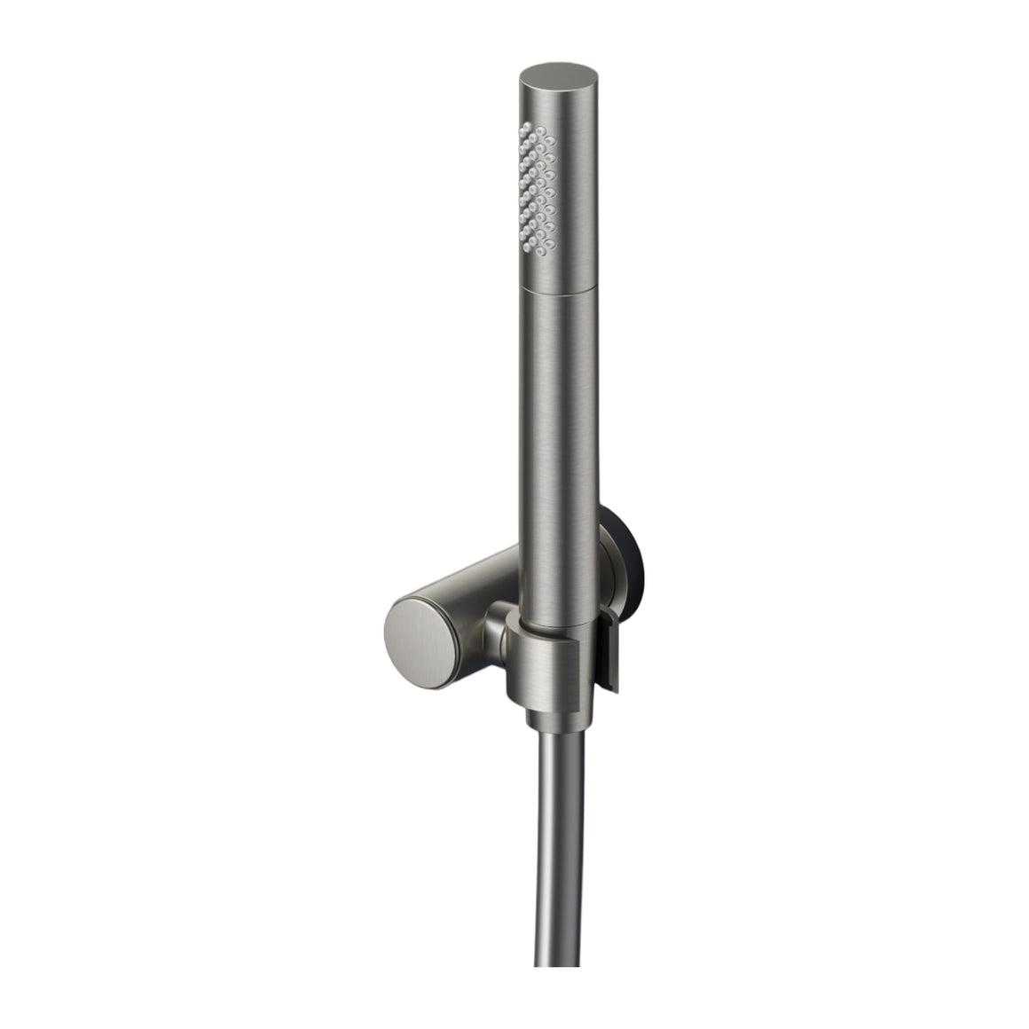 Hotbath Mate HDS3 handdoucheset met verstelbare wandhouder, messing staafhanddouche en doucheslang Chroom productfoto