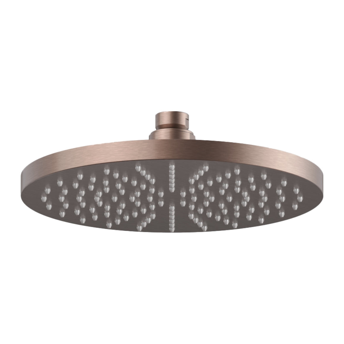 Hotbath Mate M100 hoofddouche rond Ø 20 cm geborsteld koper PVD productfoto