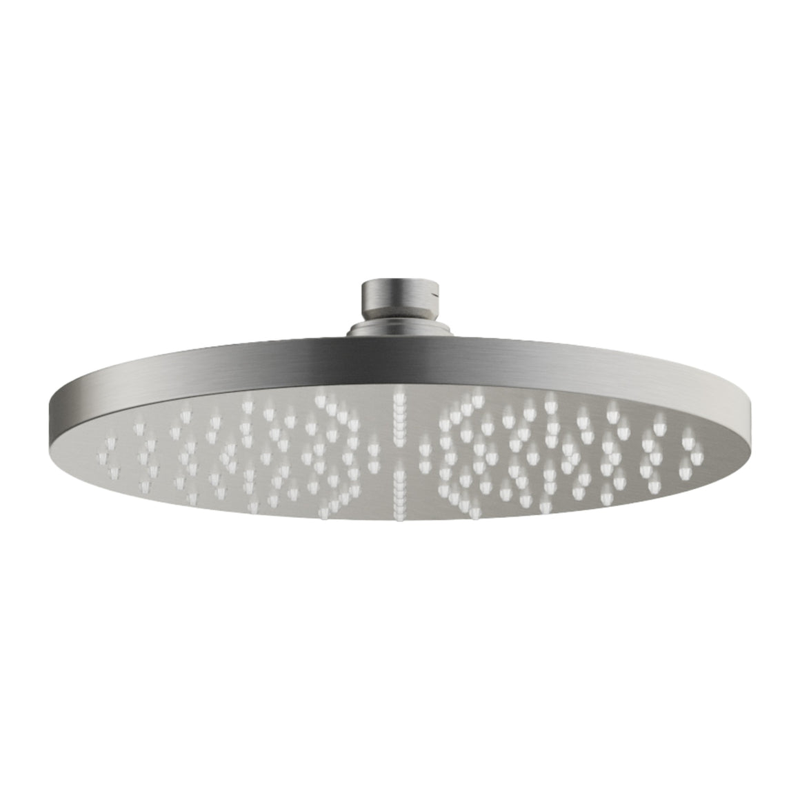 Hotbath Mate M100 hoofddouche rond Ø 20 cm geborsteld nikkel productfoto