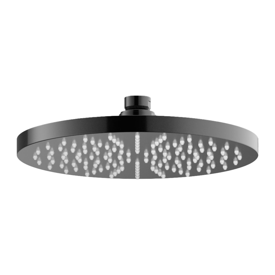 Hotbath Mate M100 hoofddouche rond Ø 20 cm gepolijst zwart PVD productfoto
