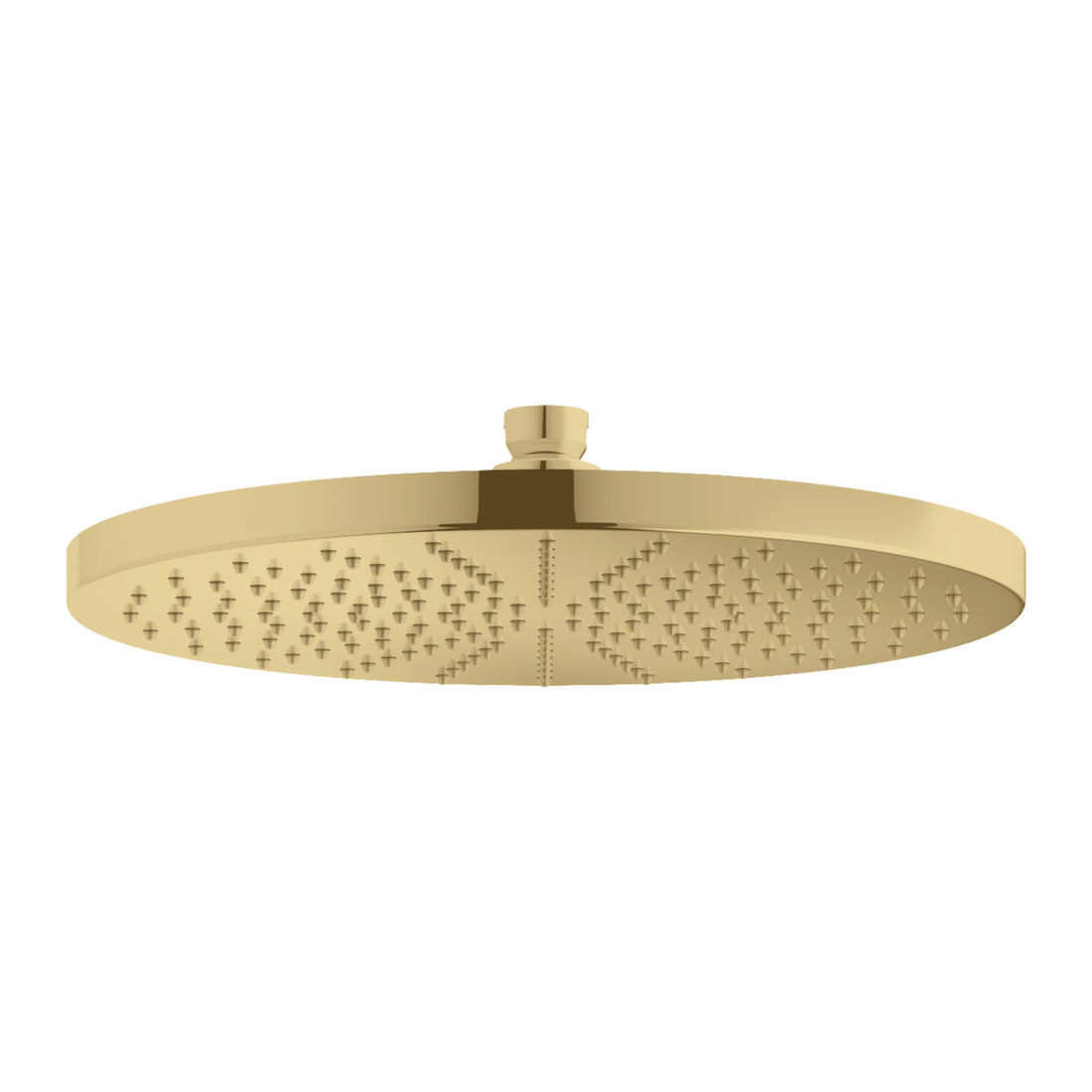 Hotbath Mate M105 hoofddouche rond 25 cm Geborsteld messing productfoto (kleurimpressie)