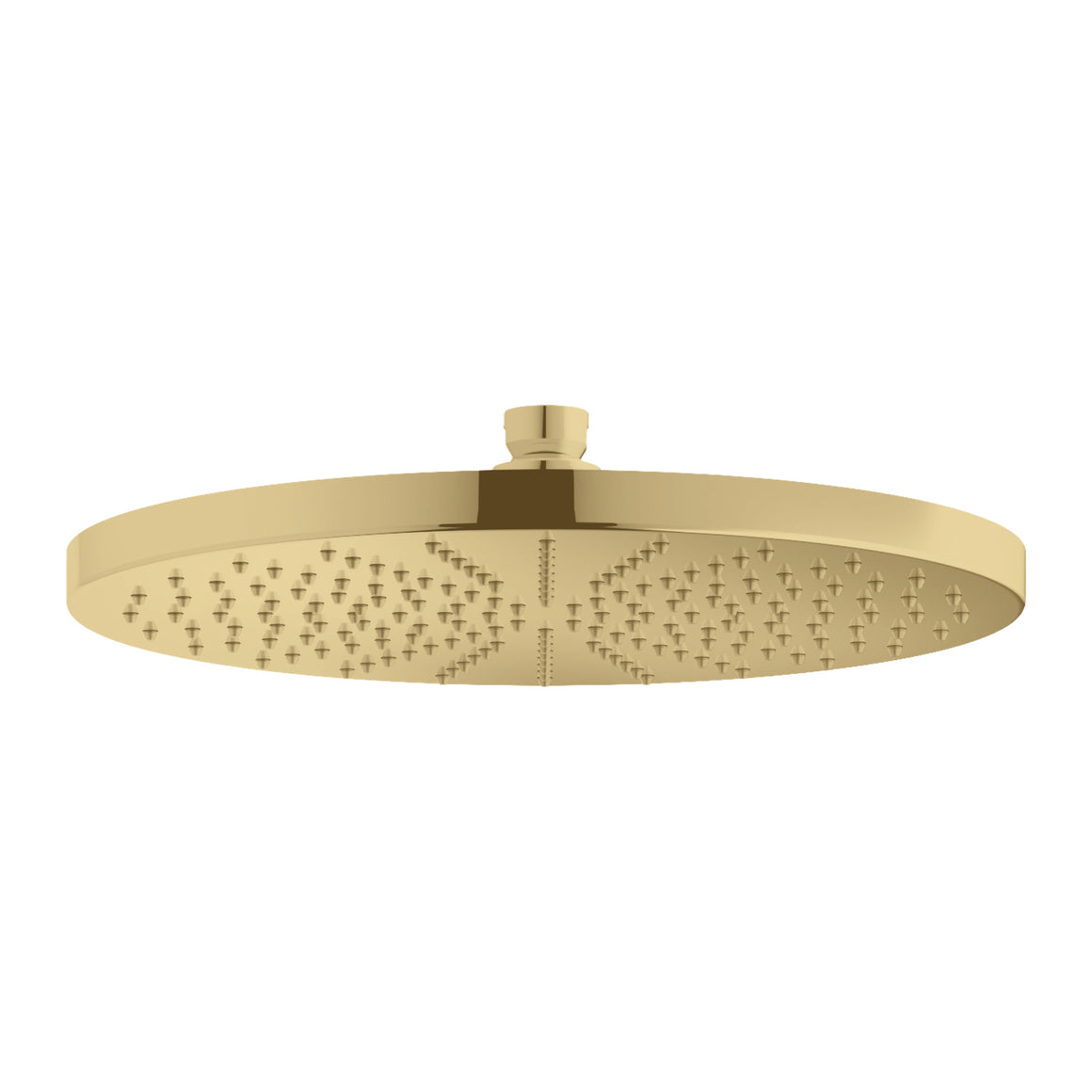 Hotbath Mate M105 hoofddouche rond 25 cm Geborsteld messing productfoto (kleurimpressie)