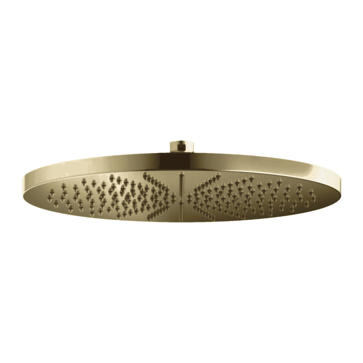 Hotbath Mate M106 hoofddouche rond 30 cm Geborsteld messing productfoto (kleurweergave)