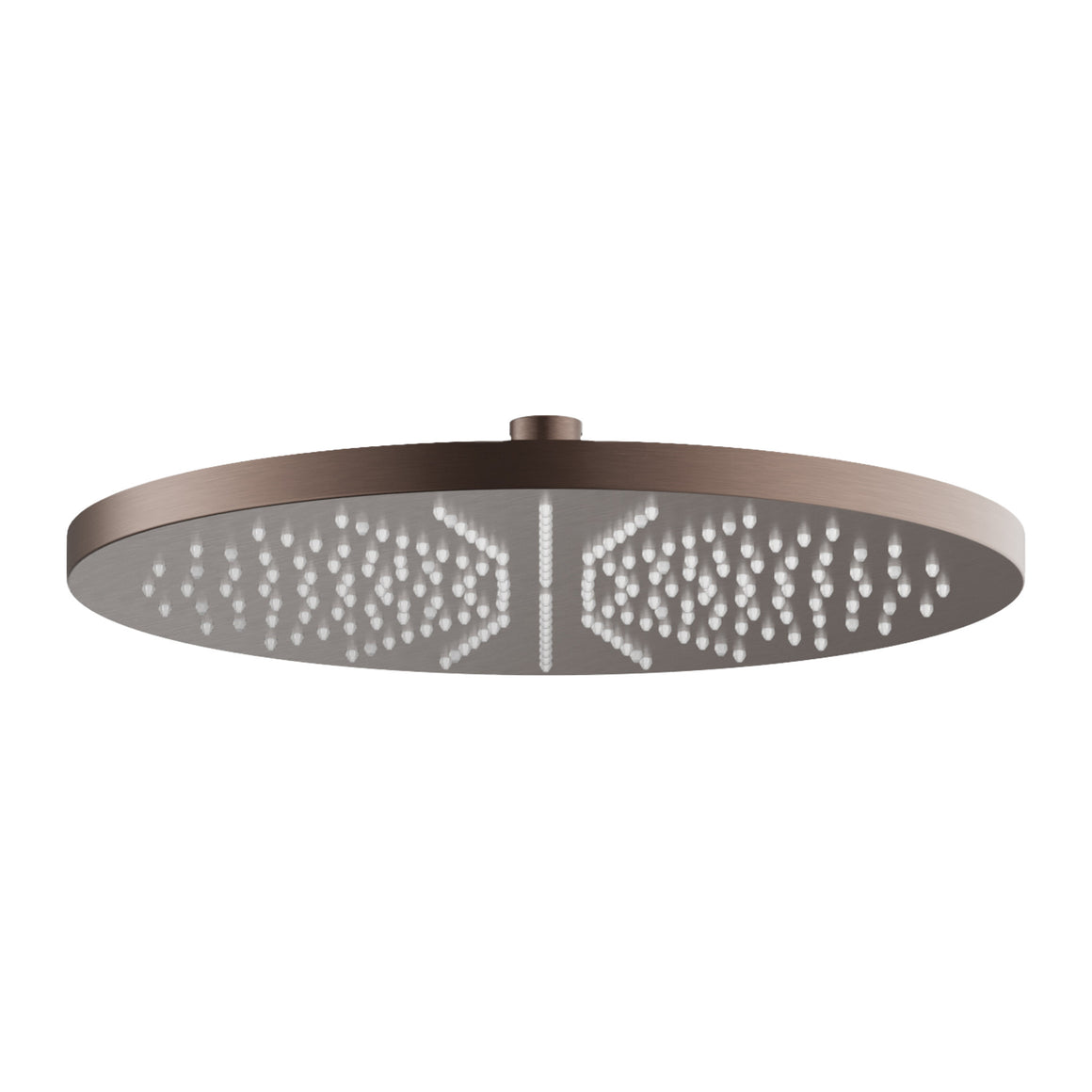 Hotbath Mate M106 hoofddouche rond 30 cm Geborsteld koper PVD productfoto