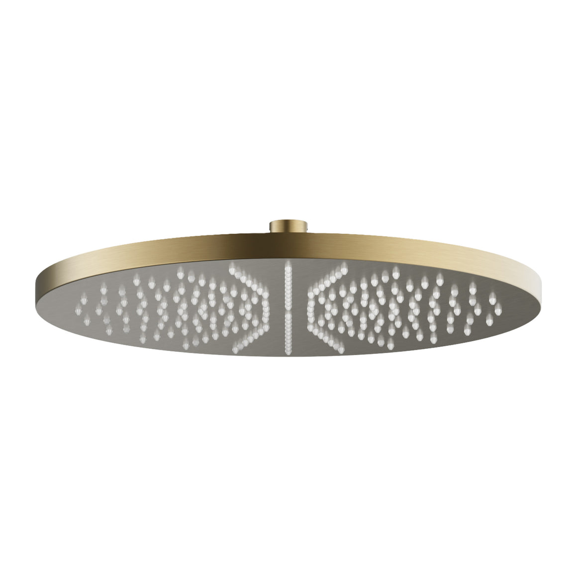 Hotbath Mate M106 hoofddouche rond 30 cm Geborsteld messing PVD productfoto