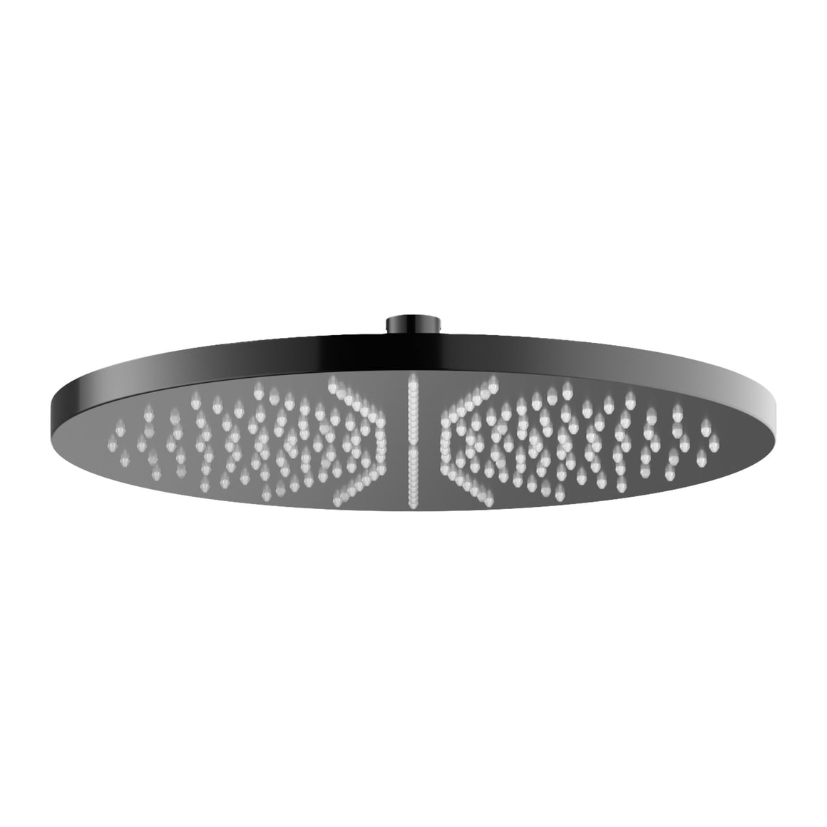 Hotbath Mate M106 hoofddouche rond 30 cm Gepolijst zwart PVD productfoto