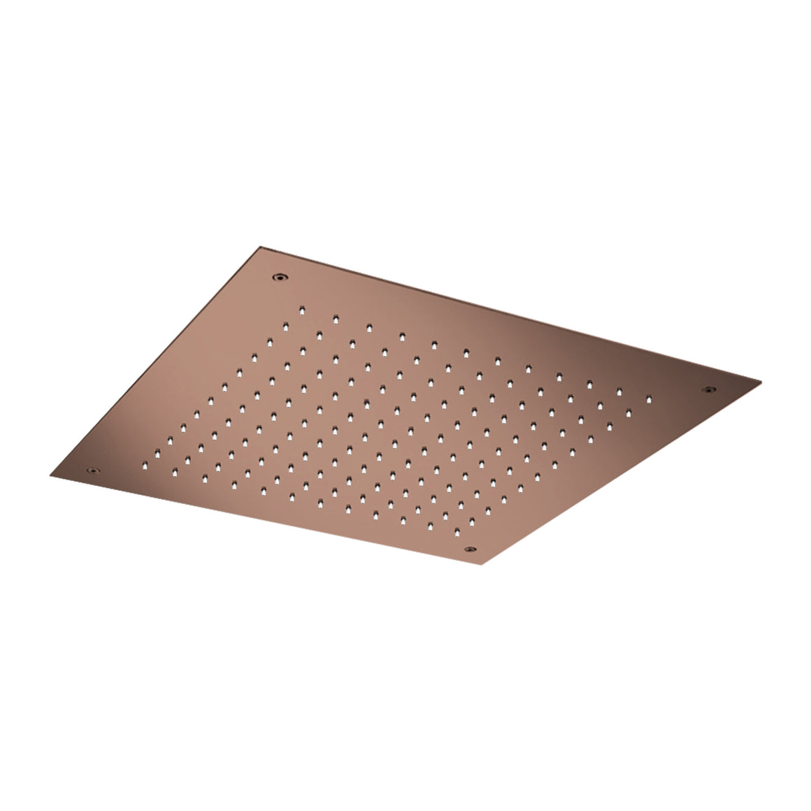 Hotbath Mate M110 inbouw hoofddouche vierkant 38 cm Geborsteld koper PVD productfoto