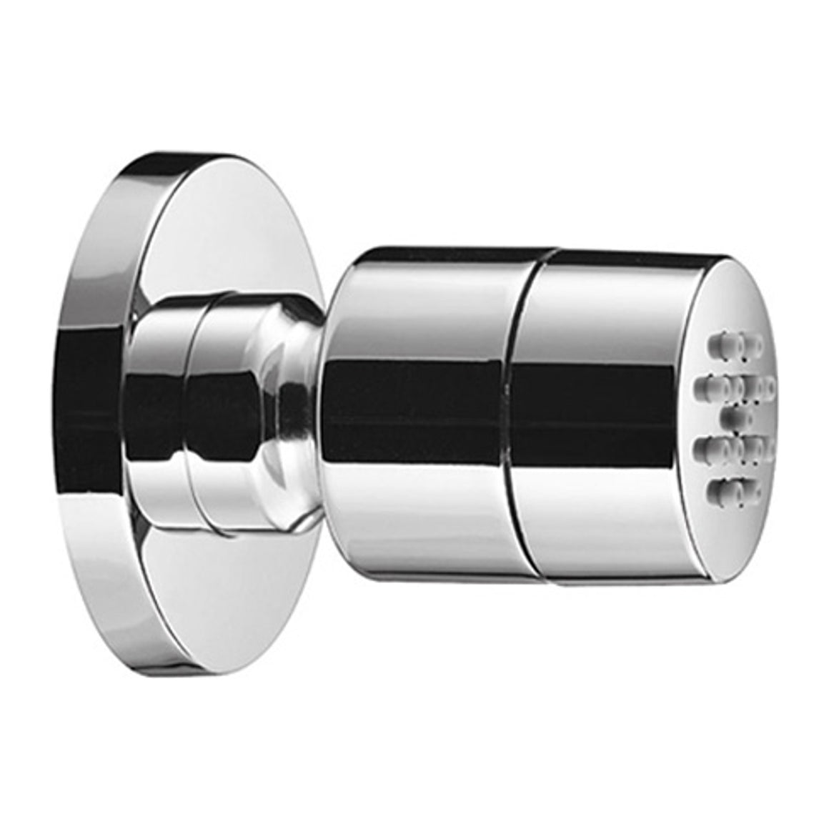 Hotbath Mate M122 bodyjet opbouw rond Geborsteld nikkel productfoto