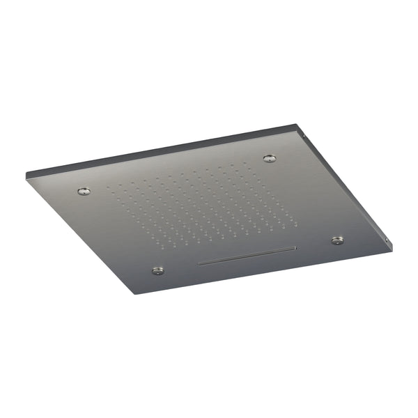 Hotbath Mate M145 inbouw hoofddouche vierkant 50 cm met waterval en spray