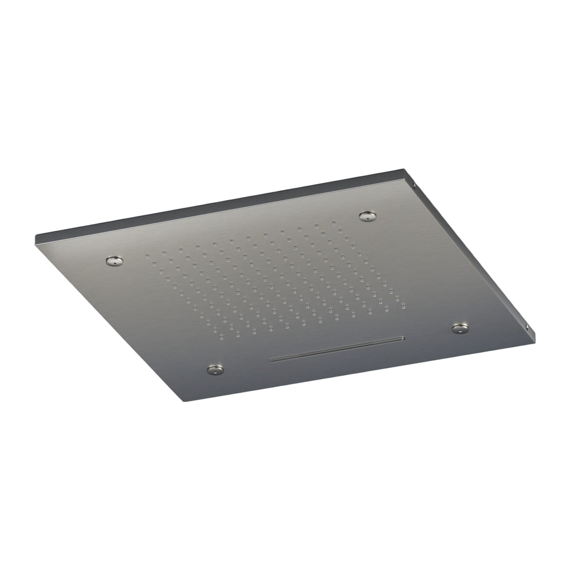 Hotbath Mate M145 inbouw hoofddouche vierkant 50 cm met waterval en spray Chroom productfoto