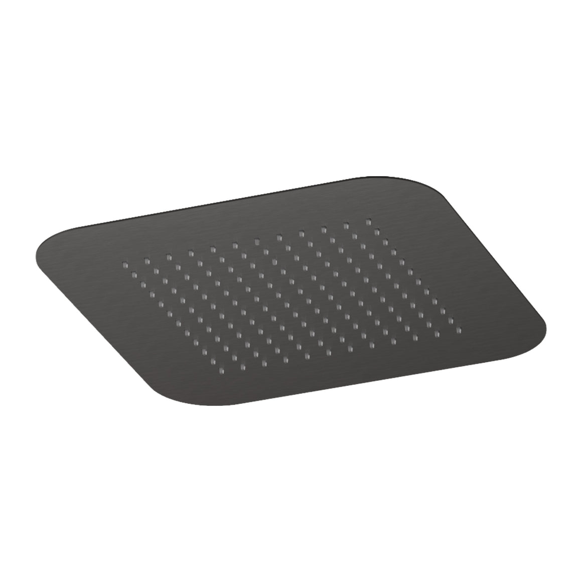Hotbath Mate M147 hoofddouche vierkant 42x42 cm Geborsteld gunmetal PVD productfoto