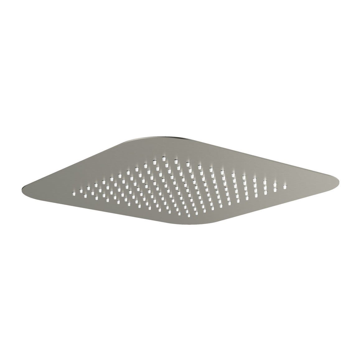 Hotbath Mate M147 hoofddouche vierkant 42x42 cm Geborsteld nikkel productfoto