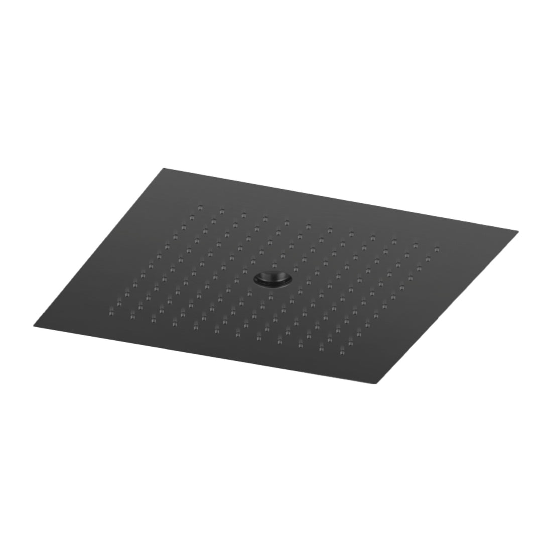 Hotbath Mate M148 inbouw hoofddouche vierkant 38 cm met waterpilaar Geborsteld zwart PVD productfoto (kleurimpressie)