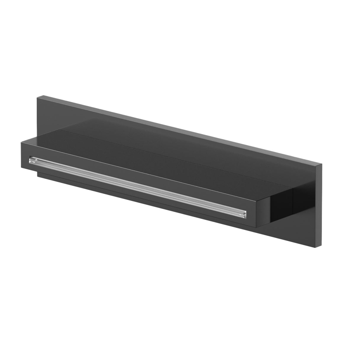 Hotbath Mate M161 cascade waterval opbouw Gepolijst zwart PVD productfoto