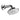 Hotbath Mate M169 hoofddouche 3 standen rond 13 cm met wandarm Geborsteld nikkel productfoto