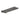 Hotbath Mate M193 opbouw hoofddouche wandmodel met cascade Geborsteld gunmetal PVD productfoto (kleurimpressie)