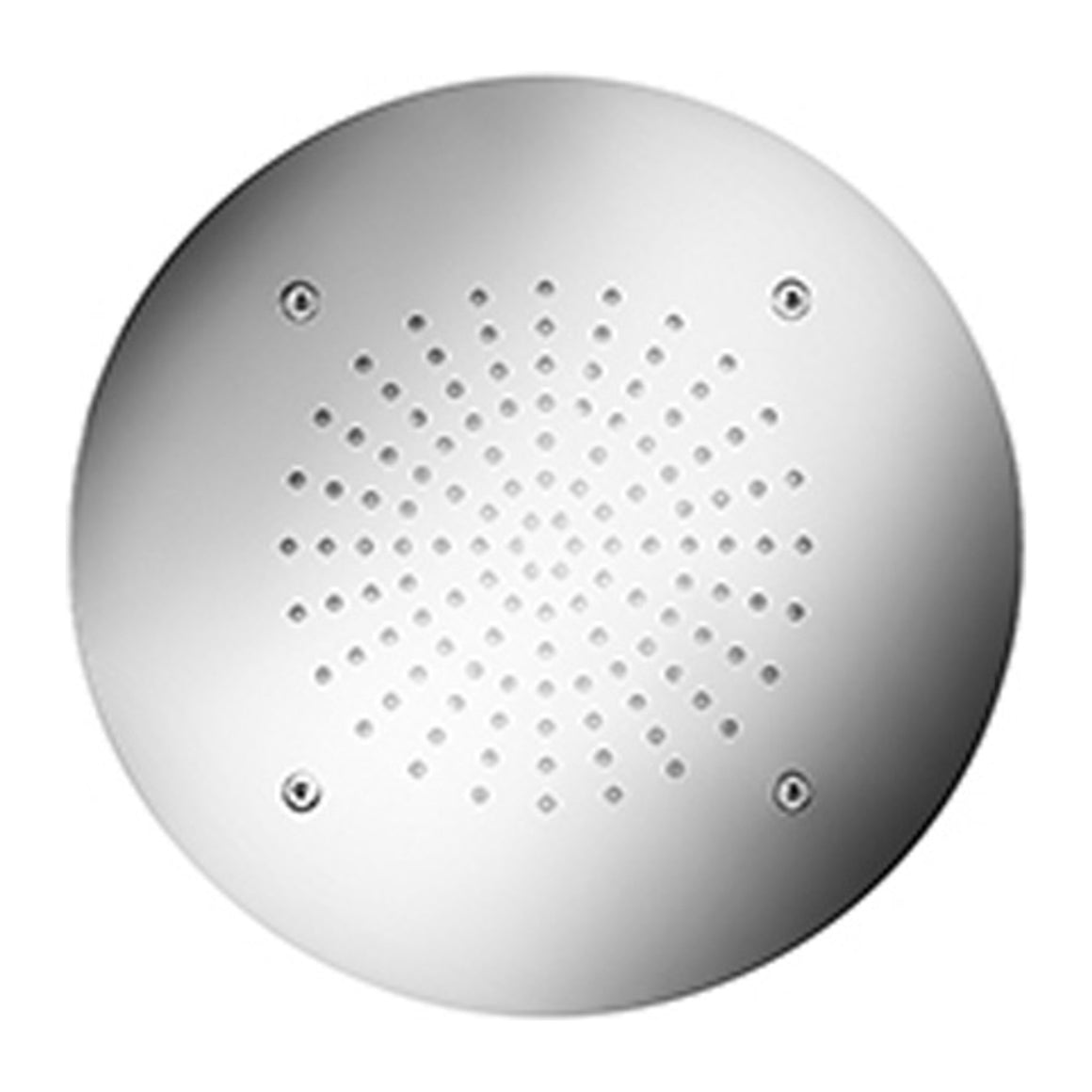 Hotbath Mate M206 inbouw hoofddouche rond 28 cm Geborsteld nikkel productfoto