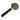 Hotbath Mate M353 handdouche rond Ø 9 cm geborsteld messing productfoto