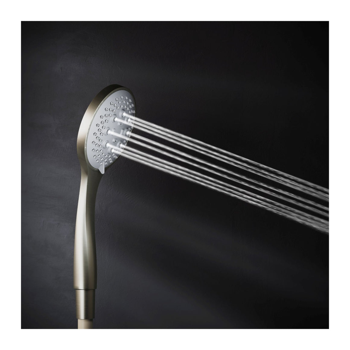 Hotbath Mate M375 handdouche 3 standen 10 cm Geborsteld nikkel productfoto