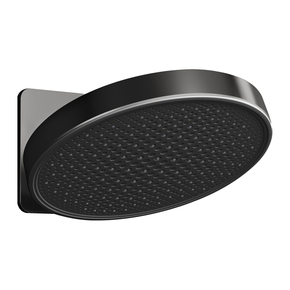 Hotbath Mate M420 opbouw hoofddouche rond 30 cm Geborsteld gunmetal PVD productfoto