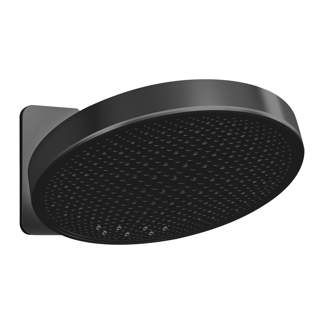 Hotbath Mate M420 opbouw hoofddouche rond 30 cm Geborsteld zwart PVD productfoto (kleurimpressie)