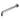 Hotbath Mate M450-40 douchearm rond voor muurmontage 40 cm Chroom productfoto
