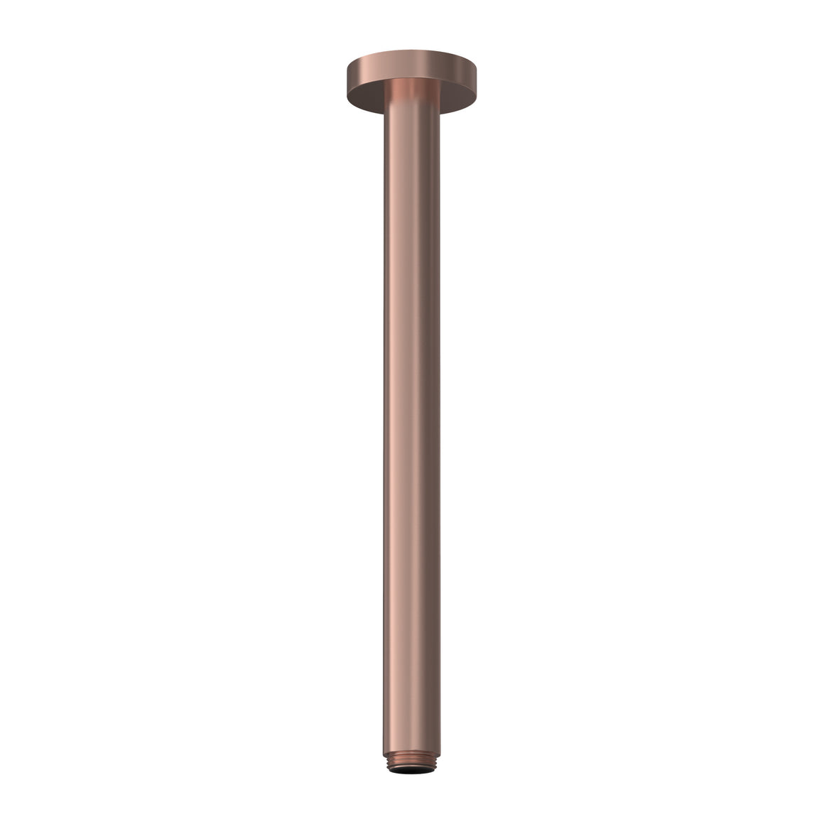 Hotbath Mate M453 plafondbuis rond 30 cm Geborsteld koper PVD productfoto