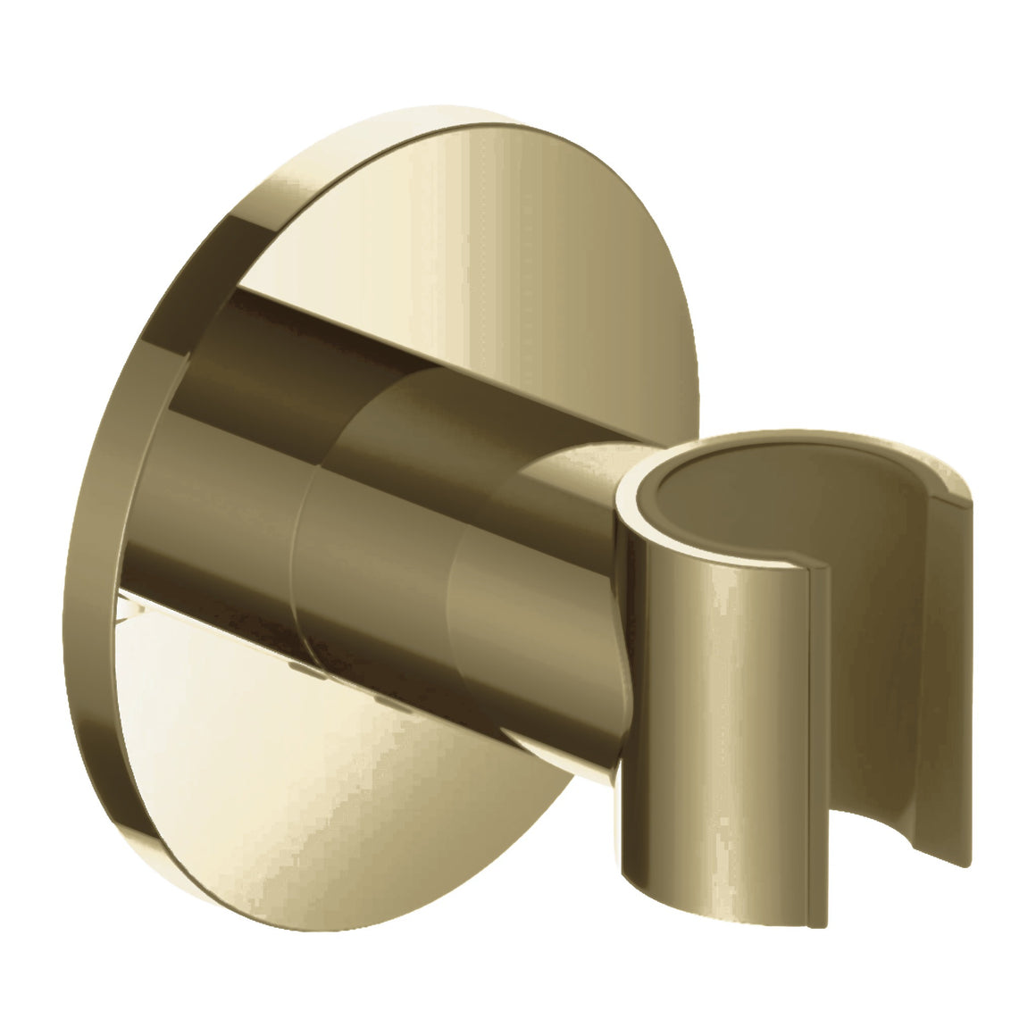 Hotbath Mate M514 wandhouder voor handdouche Geborsteld messing productfoto (kleurweergave)