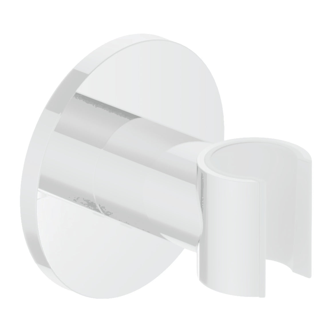 Hotbath Mate M514 wandhouder voor handdouche Mat wit productfoto (kleurweergave)
