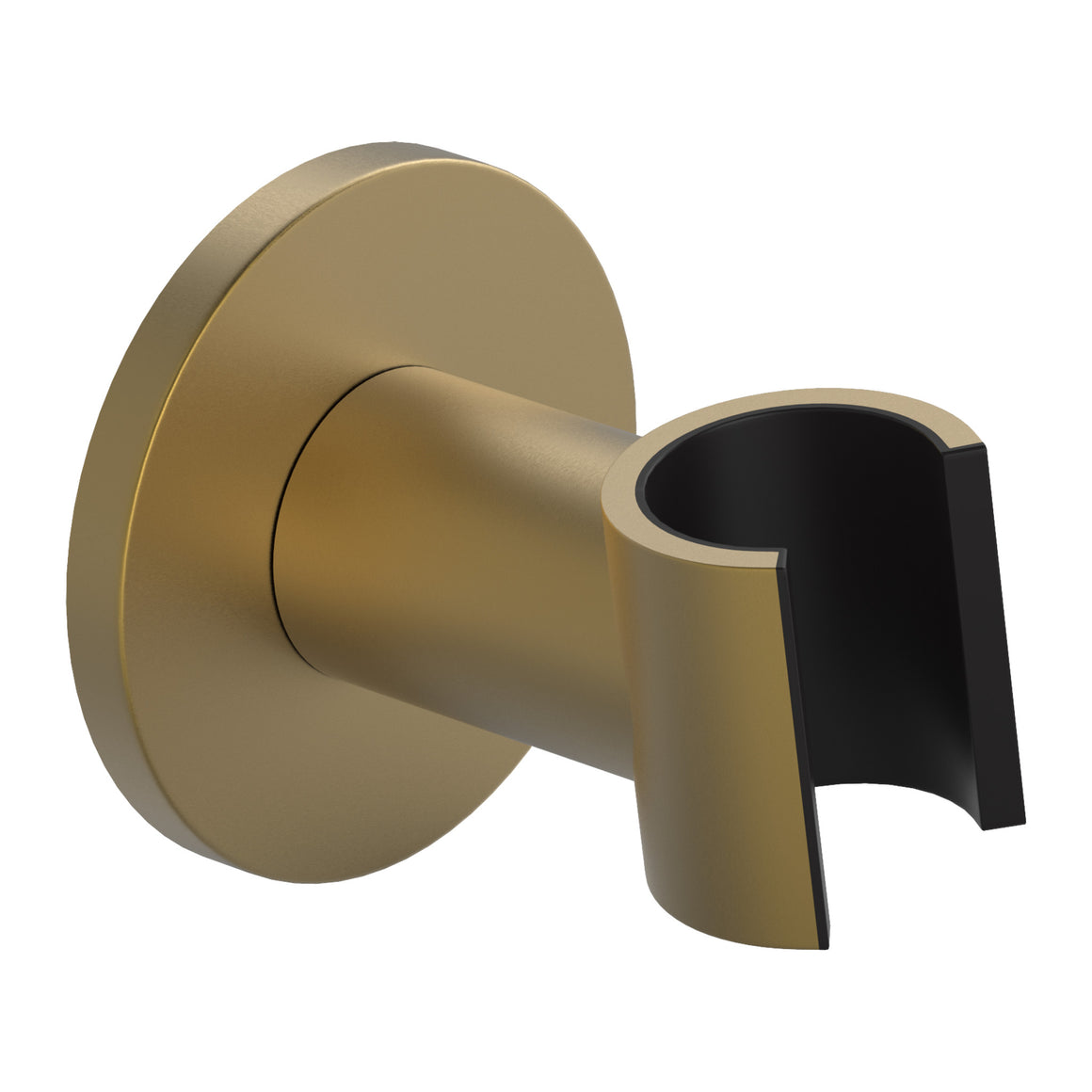 Hotbath Mate M514 wandhouder voor handdouche Geborsteld messing PVD productfoto