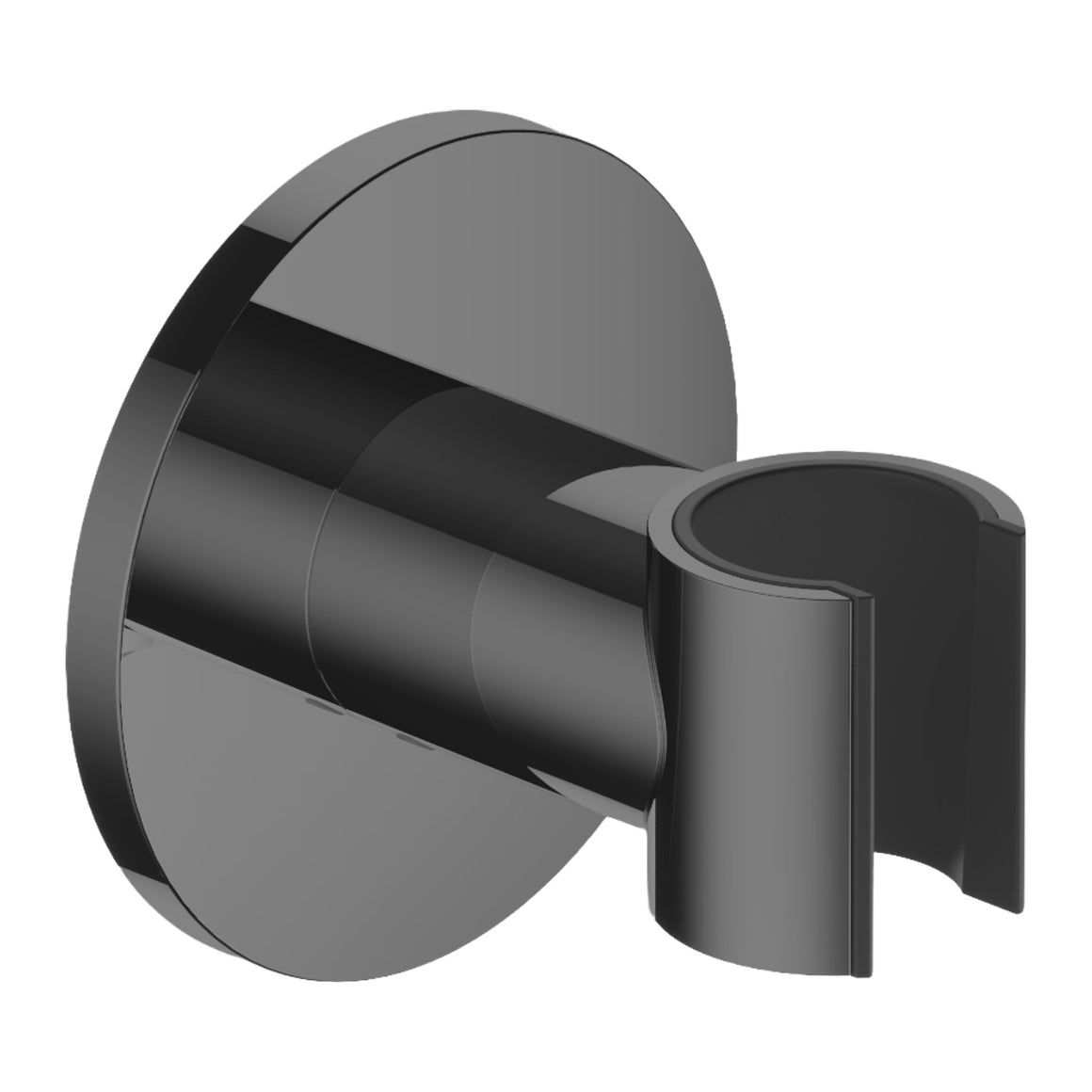 Hotbath Mate M514 wandhouder voor handdouche Geborsteld zwart PVD productfoto (kleurimpressie)