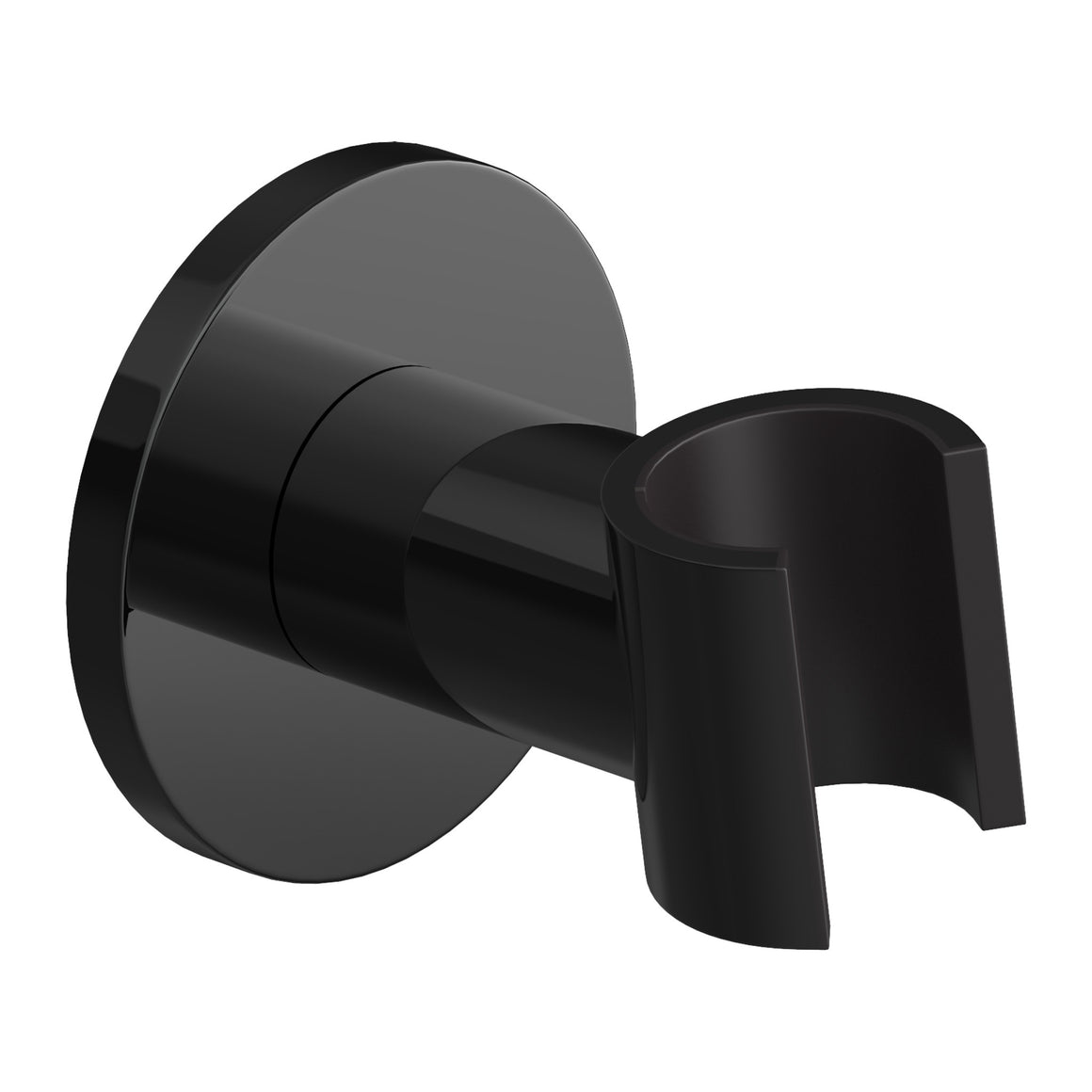 Hotbath Mate M514 wandhouder voor handdouche Gepolijst zwart PVD productfoto