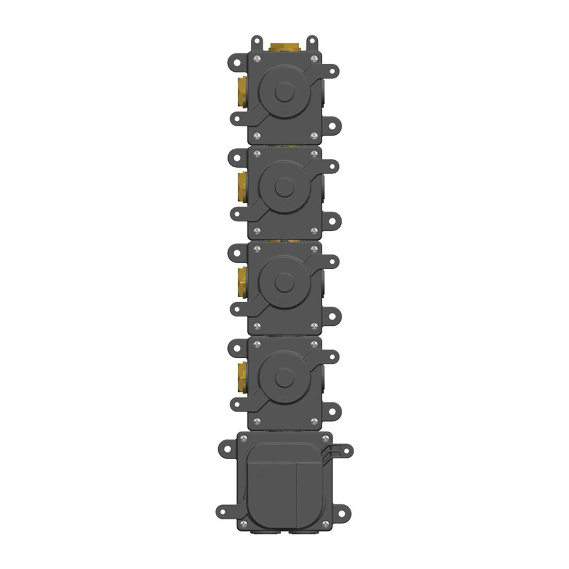 Hotbath Mate MHF001-005 High Flow inbouwdeel met stopkranen 4 stopkranen productfoto